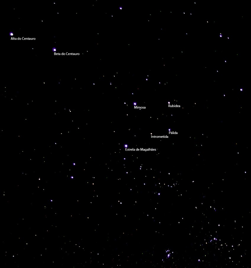 Astrofoto do cruzeiro do sul